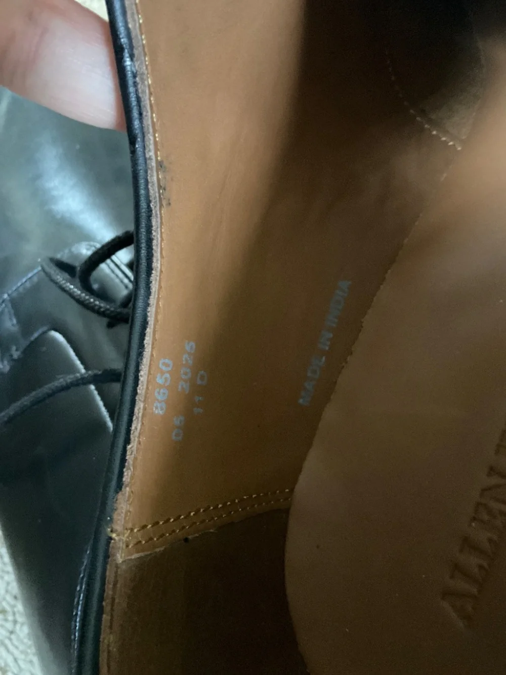 Allen Edmonds Leeds Plain Toe Blucher Shoe